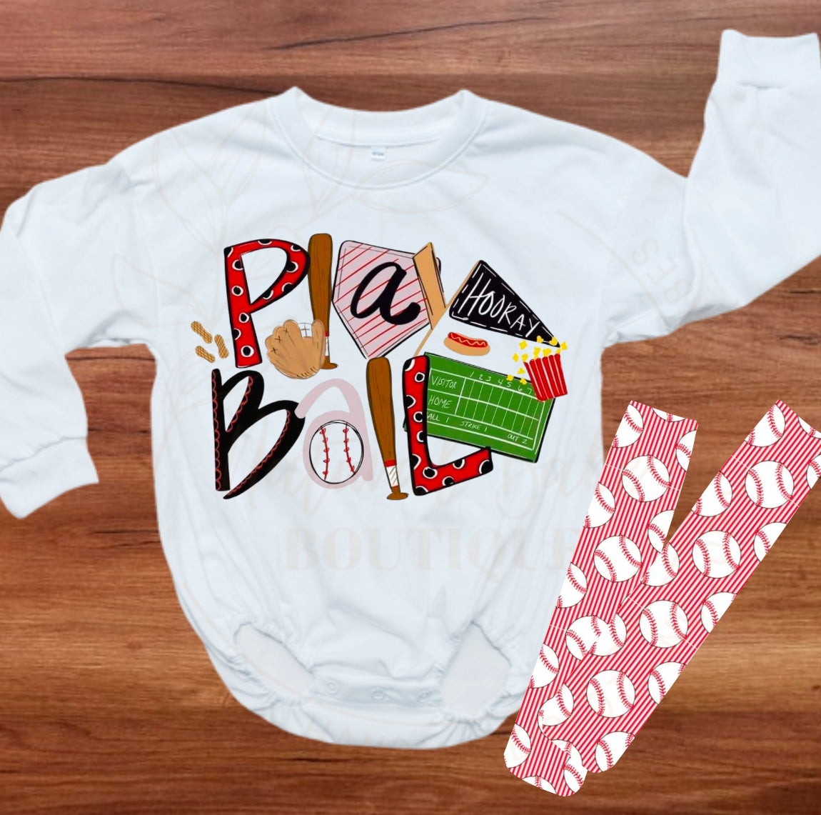 Play Ball Baggy Tee Romper