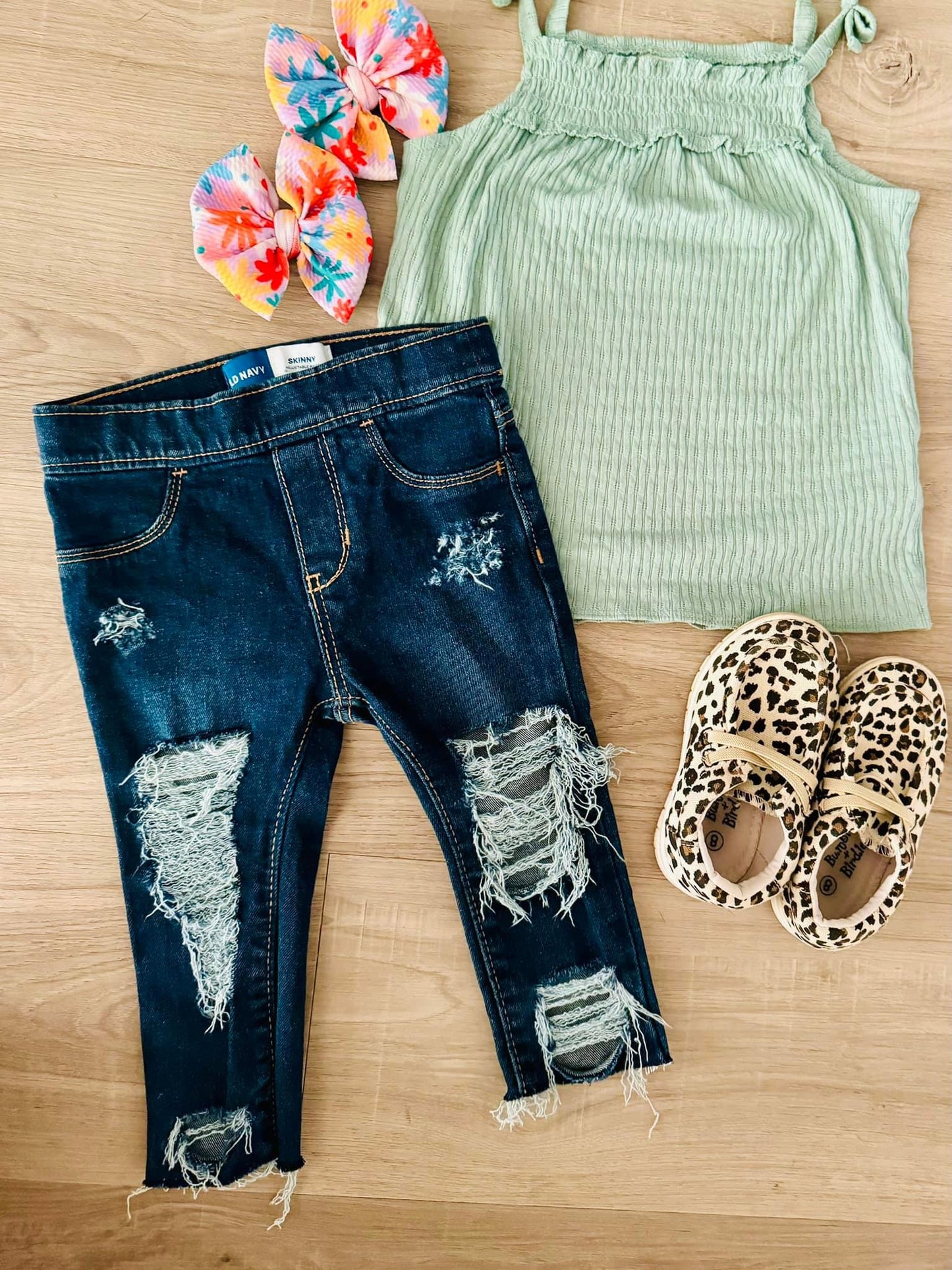 Heavy Distress skinny Jeans