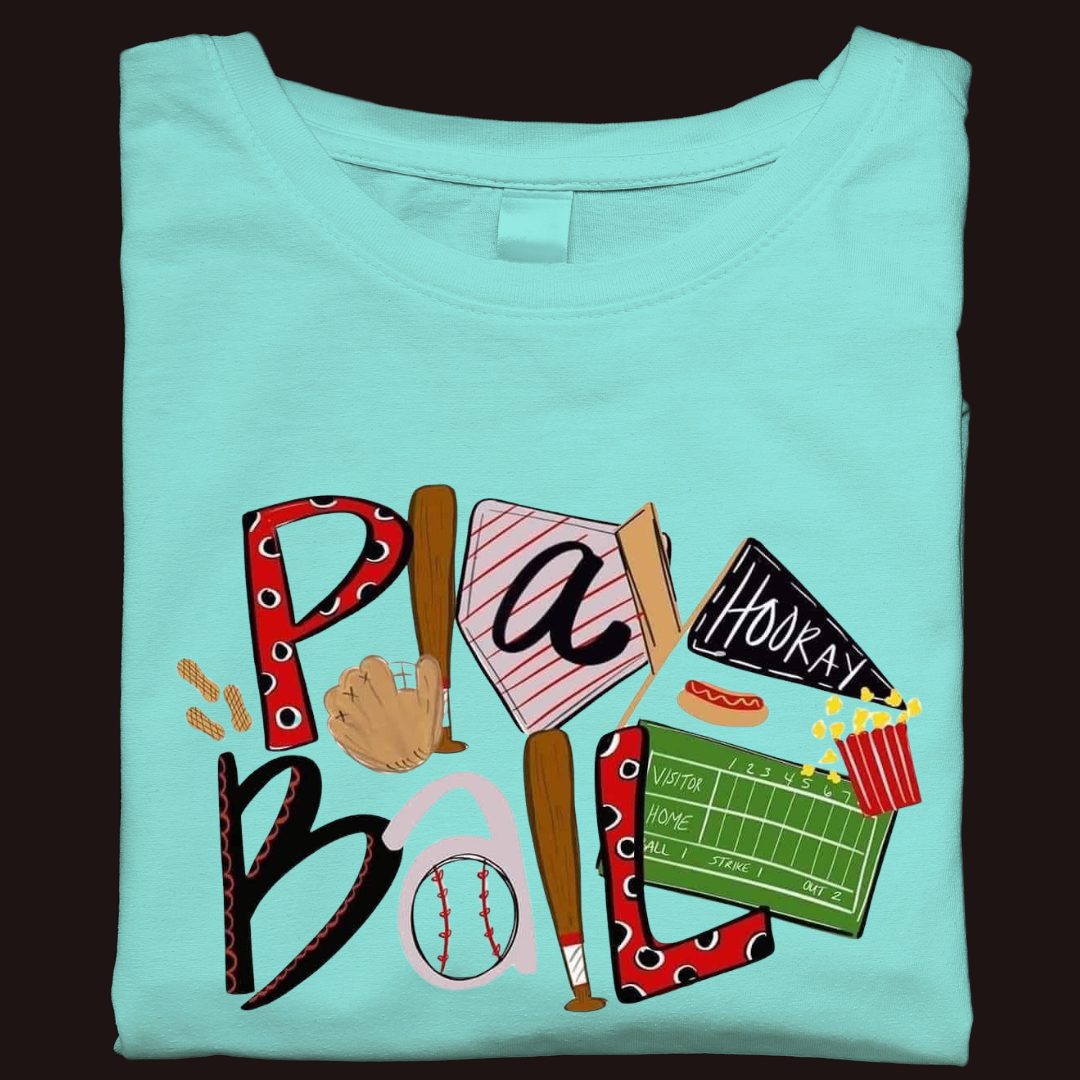 Toddler & Youth Teal Playball Tee