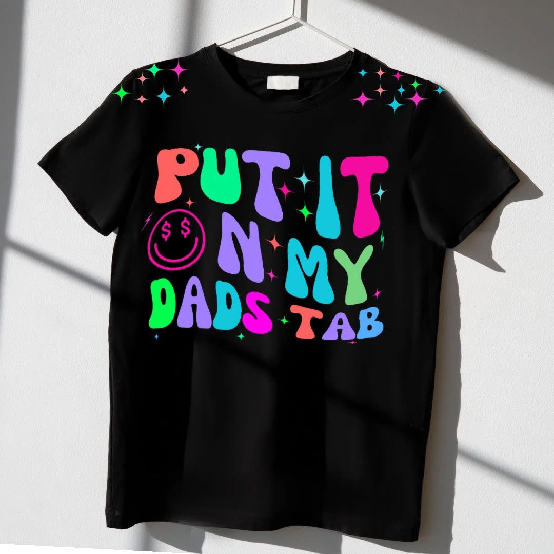 Put it on my dads Tab Tee&Romper