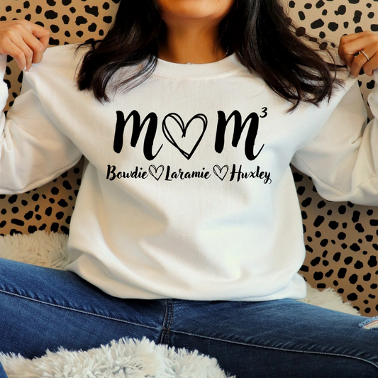 Custom “Mom” Sweatshirt