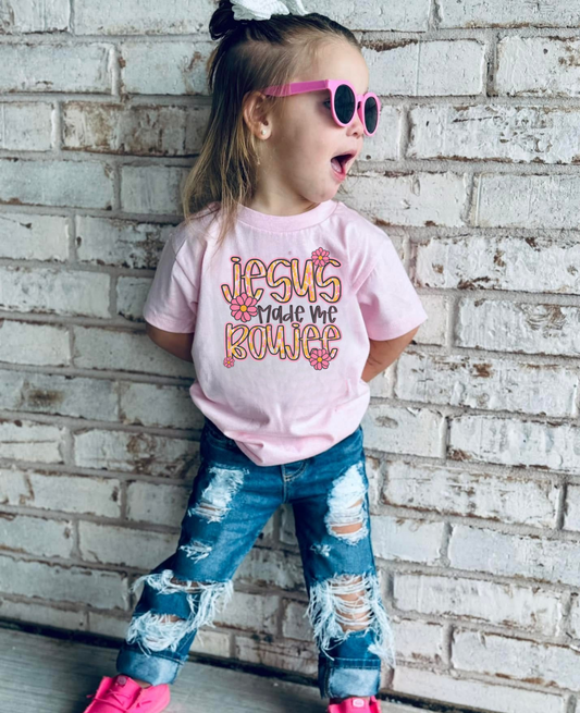 Jesus Made me Boujee Tee&Romper