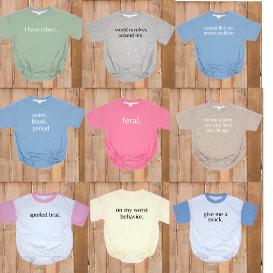 Period Baggy Rompers