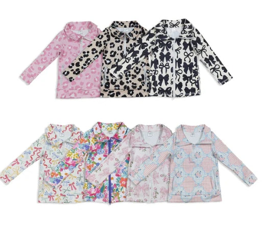 Girls Yoga zip up Top