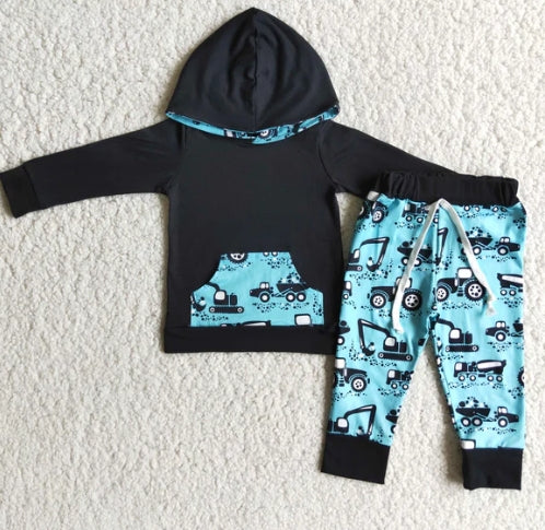 Boys Hoodie Jogger Sets (multi)
