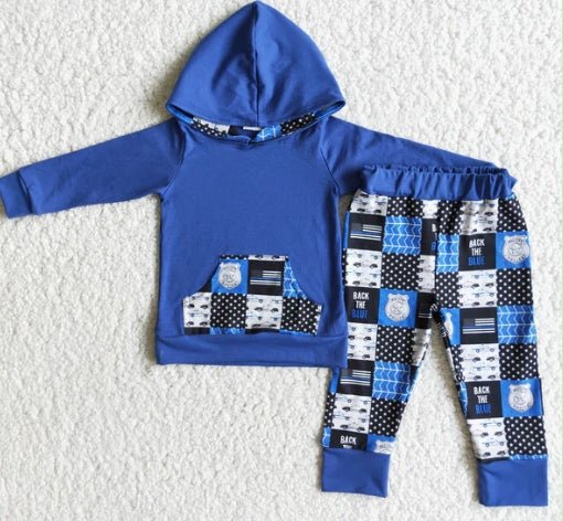 Boys Hoodie Jogger Sets (multi)